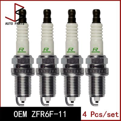 4 Штуки/Комплект Свеча зажигания OEM ZFR6F-11 ZFR6F11 ZFR6F 11 ZFR6F11G 0242236542 для CHEVROLET CRUZE 2009- DODGE NITRO 2006-2012