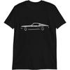 JG Infinite 1968 Stang GT Fastback Коллекционный Автомобиль Унисекс Футболка с коротким рукавом XL, Черный