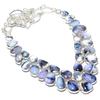 Dendrite Opal Gemstone Handmade 925 Silver Jewelry Necklace 18" JCN484-134