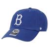 47 Brand 47 Cap Dodgers Cleanup Reprint Logo CLEAN UP CAP MENS LADIES Hat Low Cap MLB Brooklyn Dodgers Royal Blue Free Size Men's Women's [Item]