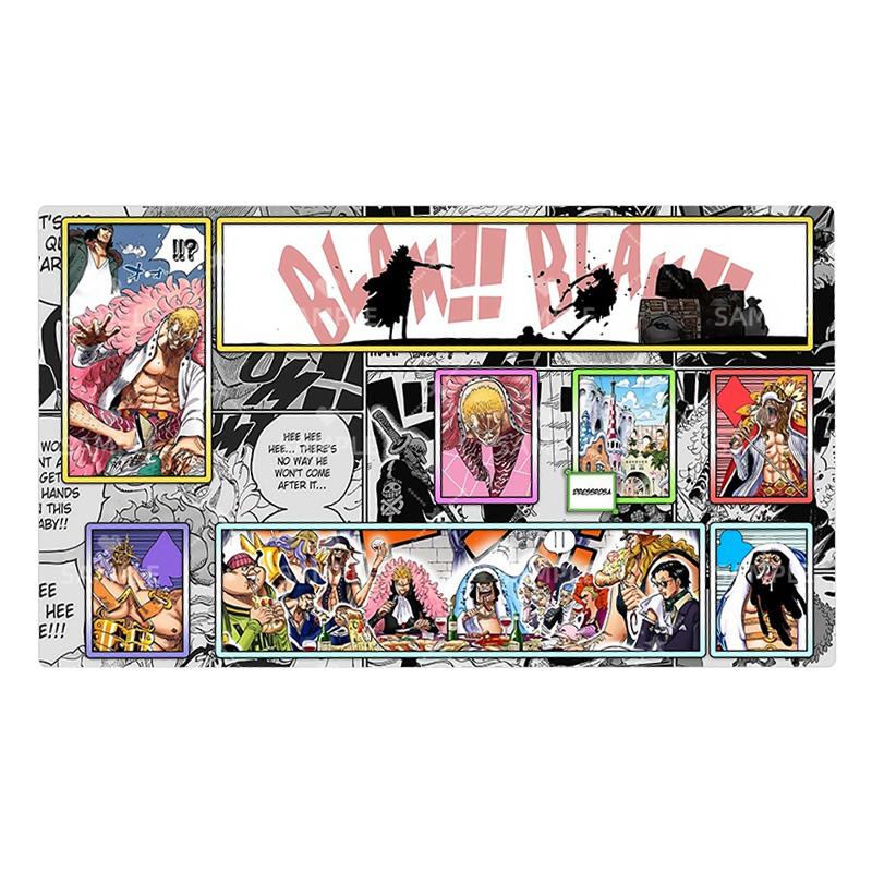 8 Моделей DIY One Piece Ута Эйс Луффи Игровая подставка для карточных боев Opcg Дофламинго Ямато Одиночная настольная игра Карточный бой Карточная подставка