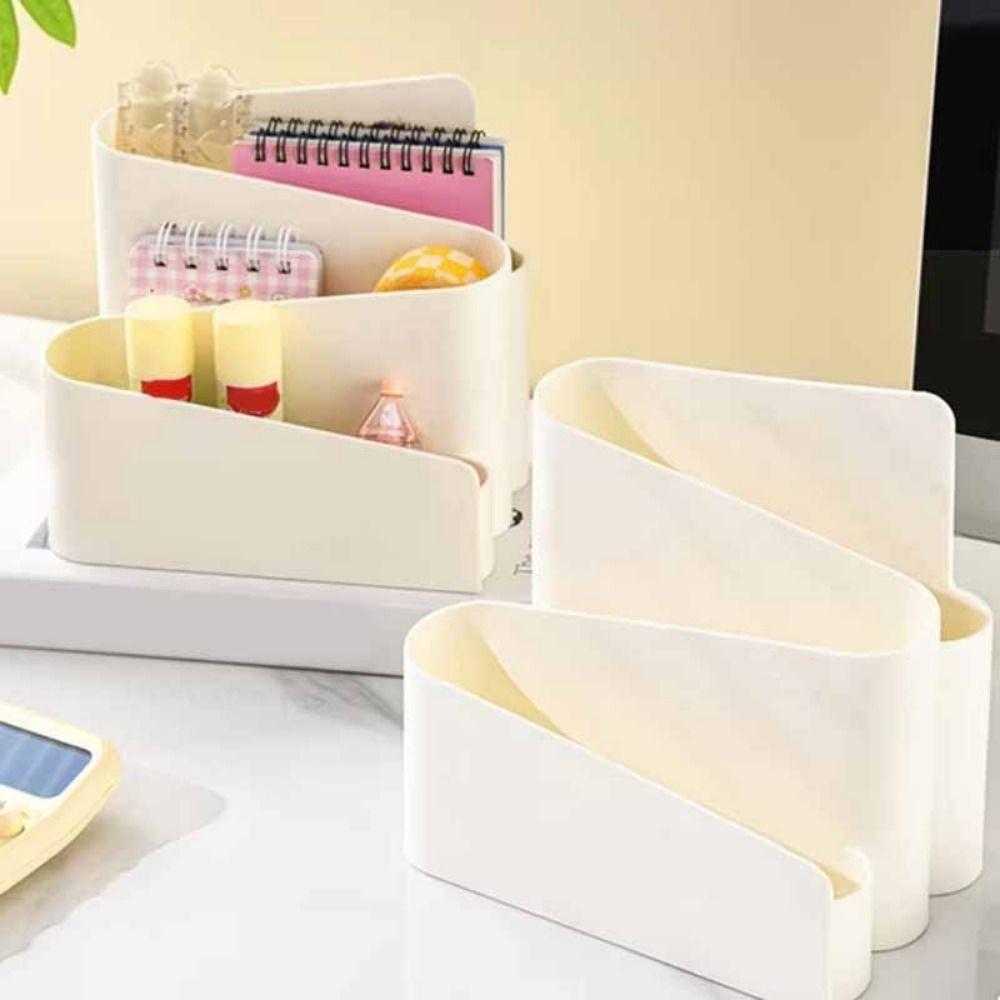 Cute Desktop Pen Holder INS-Style Brush Storage Container Creative Makeup Brush Holder  Household