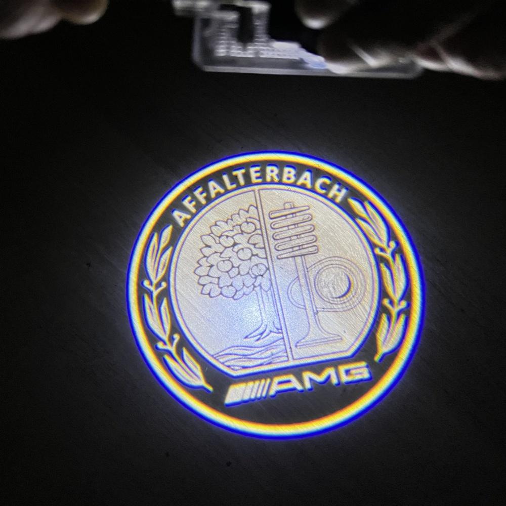 ERS3 2025 Hot Car door Ghost lamp AMG logo welcome light for Mercedes-Benz GLK250/280/300/350 projector B-BLASW245/A W168 W169 lighti