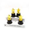6Pack Plastic Star Trophies Gold Color Mini Star Trophy Kids Trophy Awards  For Goodie Bags