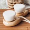 1Pc Facial Cleaning Brush With Wood Handle Manual Soft Face Massager Skin Pore Clean Brush Face Care Brush Beauty Tools