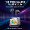 Новые TWS беспроводные наушники с умным полноцветным сенсорным экраном на кейсе, наушники с шумоподавлением ANC