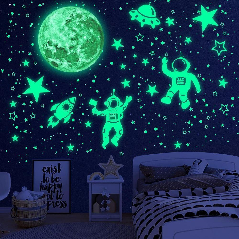 Star Glow in The Dark Stars PVC Nighttime Starry Sky Wall Decal New Wall Stickers for Bedroom  Room