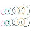 2 Pack Rainbow Colorful Guitar Strings Set for 6 Classic Classical Parts