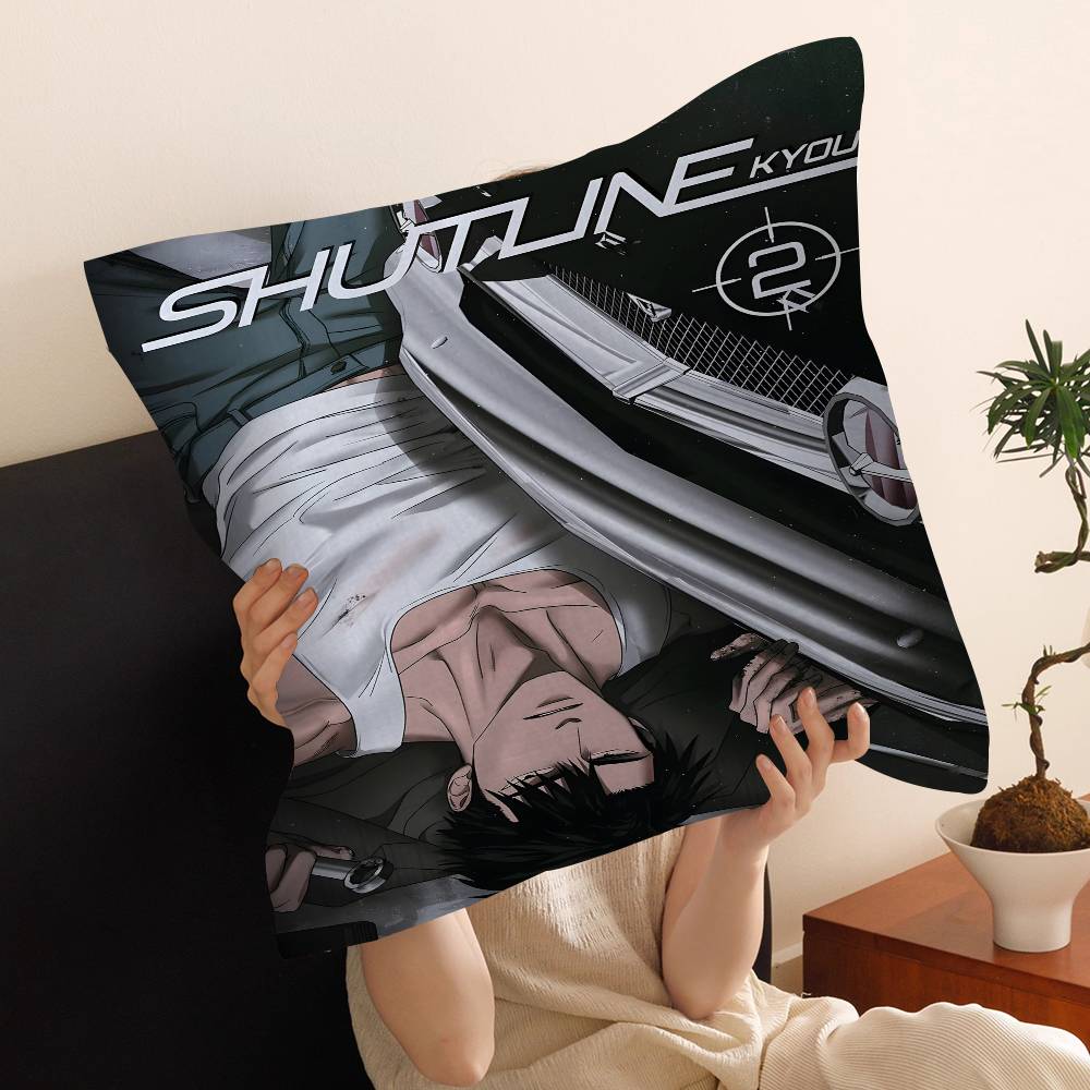 Shutline Cool Jake And ShinU Pillow Covers Cartoon Sofa Decorative Home Doublesided Printing Short Plush Cute Cushion Cover
