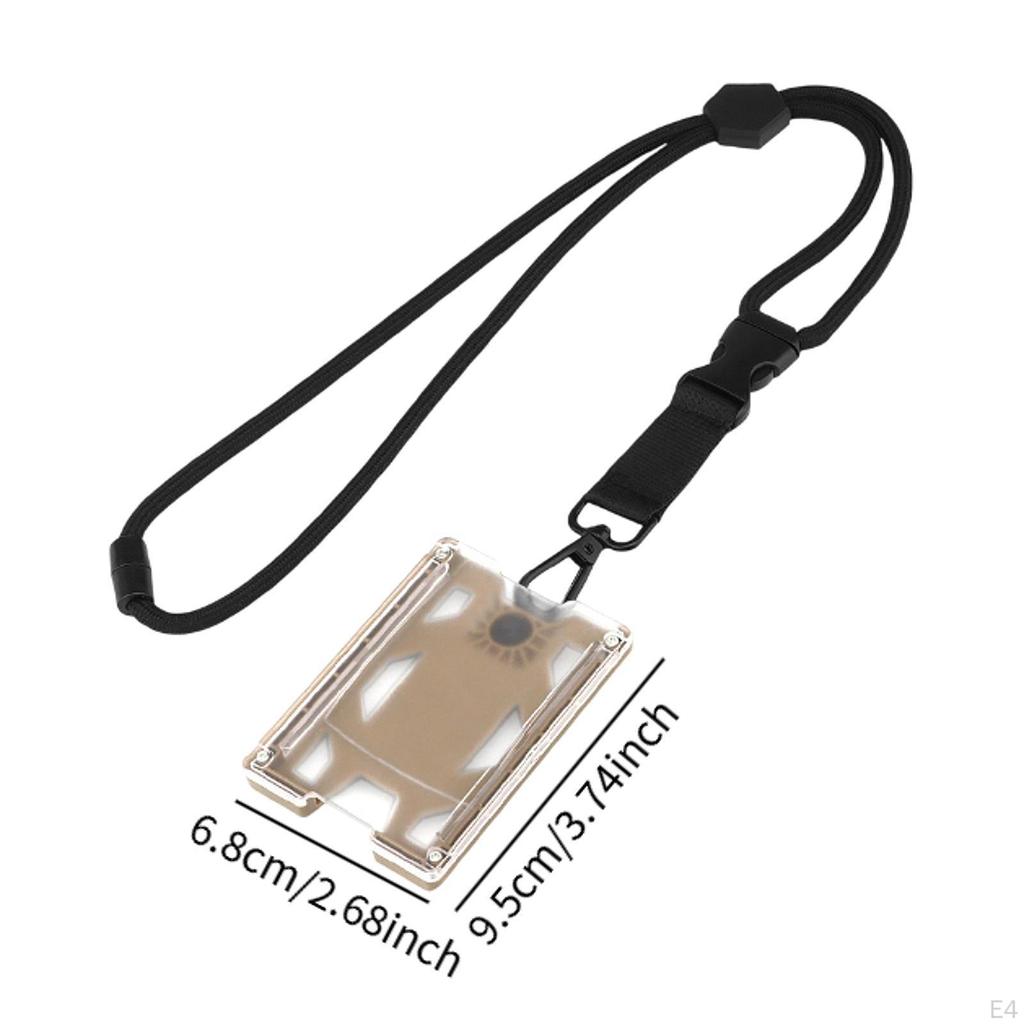 Держатель для бейджа, подвесная карточка с прочным отрывным шнурком, защитный чехол для работы