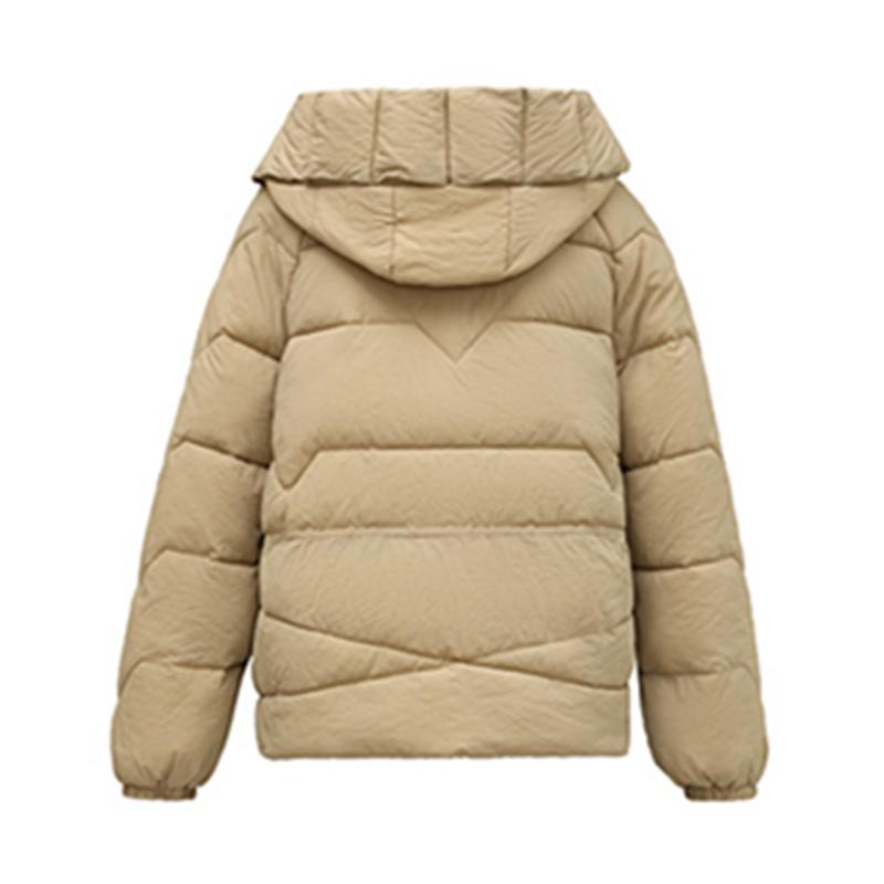 Женская зимняя хлопковая стеганая куртка с воротником на пуху, свободная толстая короткая хлопковая стеганая куртка