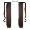 LISI HAIR Long Straight Wrap Around Clip In Ponytail Hair Extension Heat Resistant Synthetic  Pony Tail Fake Hair