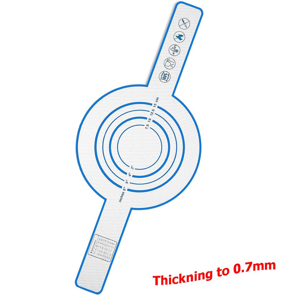 LMETJMA Silicone Bread Sling for Dutch Oven Non-stick Bread Baking Mat with Long Handle Heat Resistant Dutch Oven Liners JT300