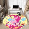 1 шт. Круглый ковер My Little Pony для офиса, под офисные стулья, спальни, гостиной, домашний декор  a1022237