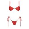 Push Up Bikinis Сексуальные женские купальники Женские купальники Бикини Комплект Красный купальный костюм Купальные костюмы Пляжная одежда Бразилия Бикини