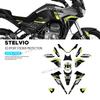 3D наклейка на мотоцикл Защита на боковую часть бака для Moto Guzzi Stelvio V100 2024 2025 2026 Наклейка-защита бака