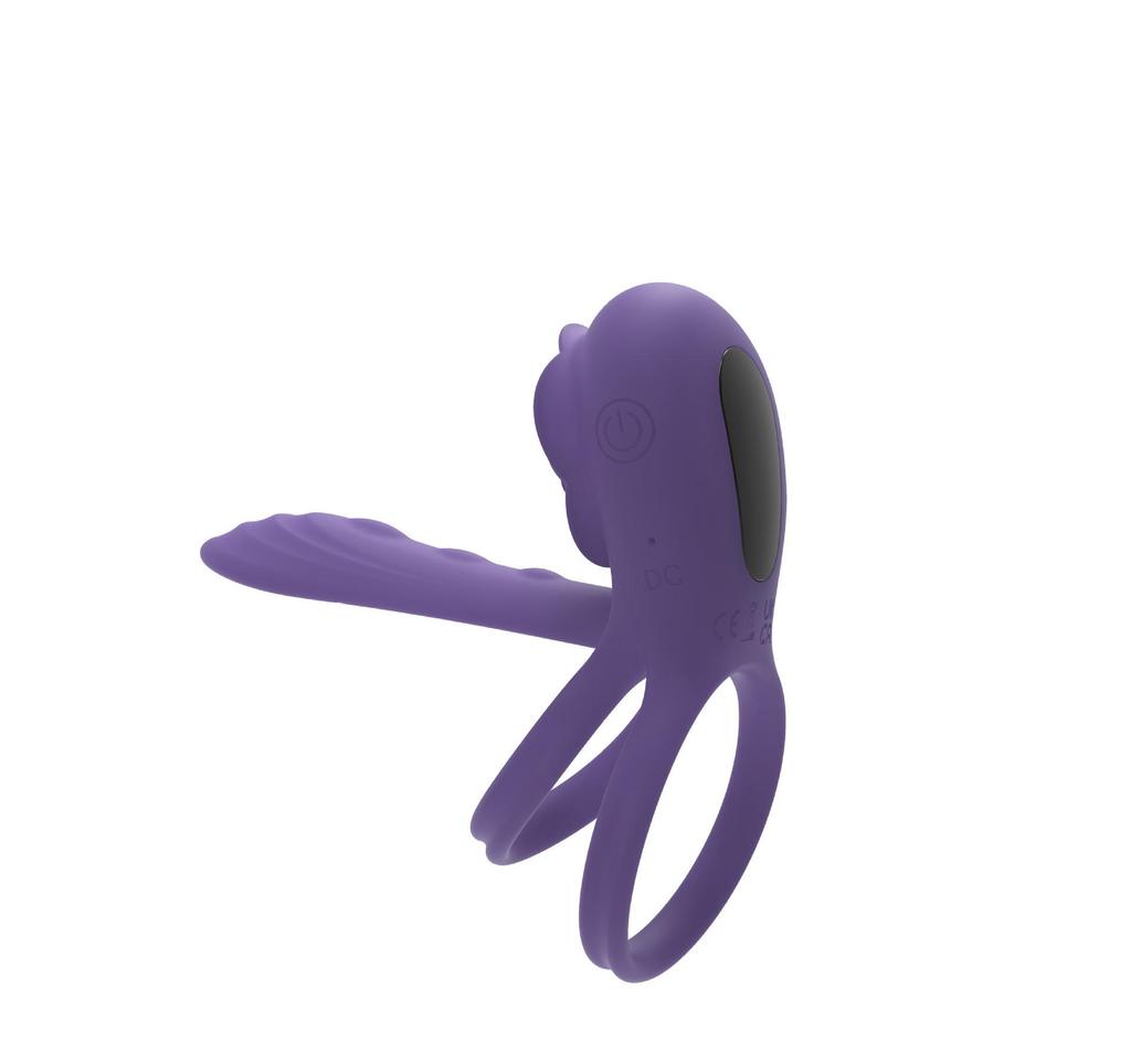 Вибрирующее кольцо второго поколения с беспроводным пультом управления для пар