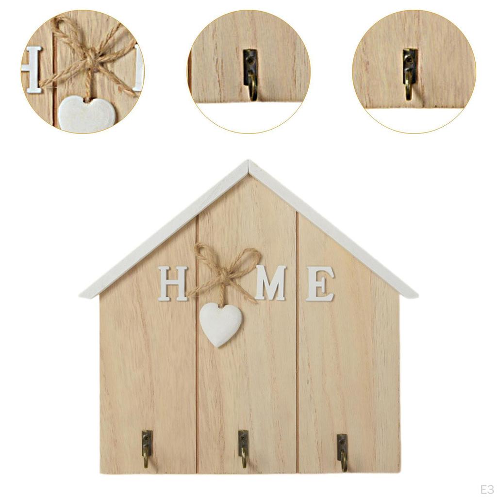 Key Holder with 3 Hooks for Home And Office