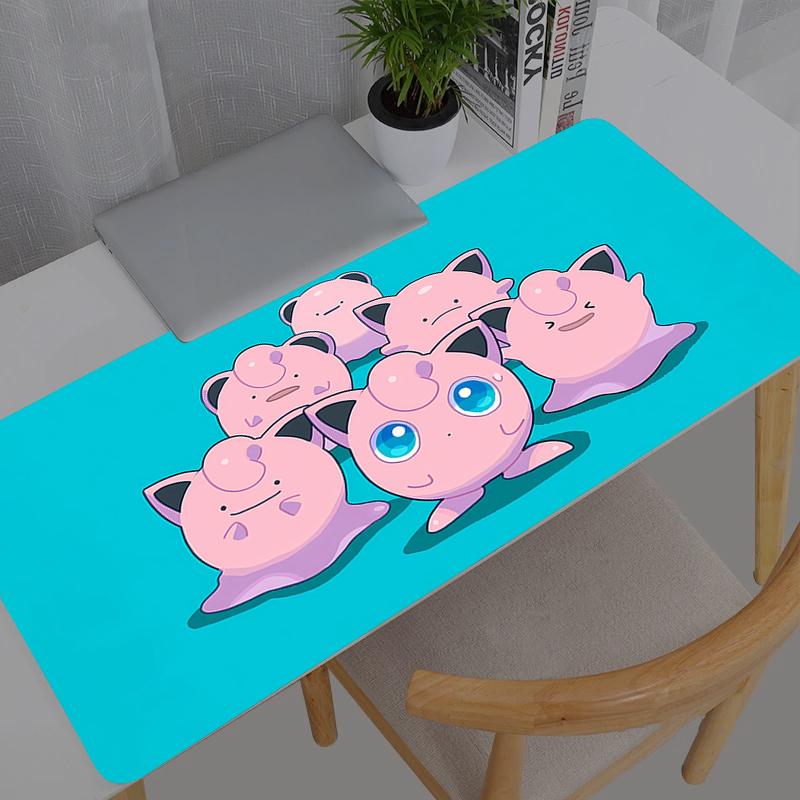 Mouse Pad Pokemon Pikachu Jigglypuff Gaming Accessories PC Gamer alfombrilla xxl Computer Laptop Varmilo Keyboard Mousepad