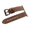125MM+75MM Manual Fashionable Genuine Leather Strap Watch Band for Apple Watch