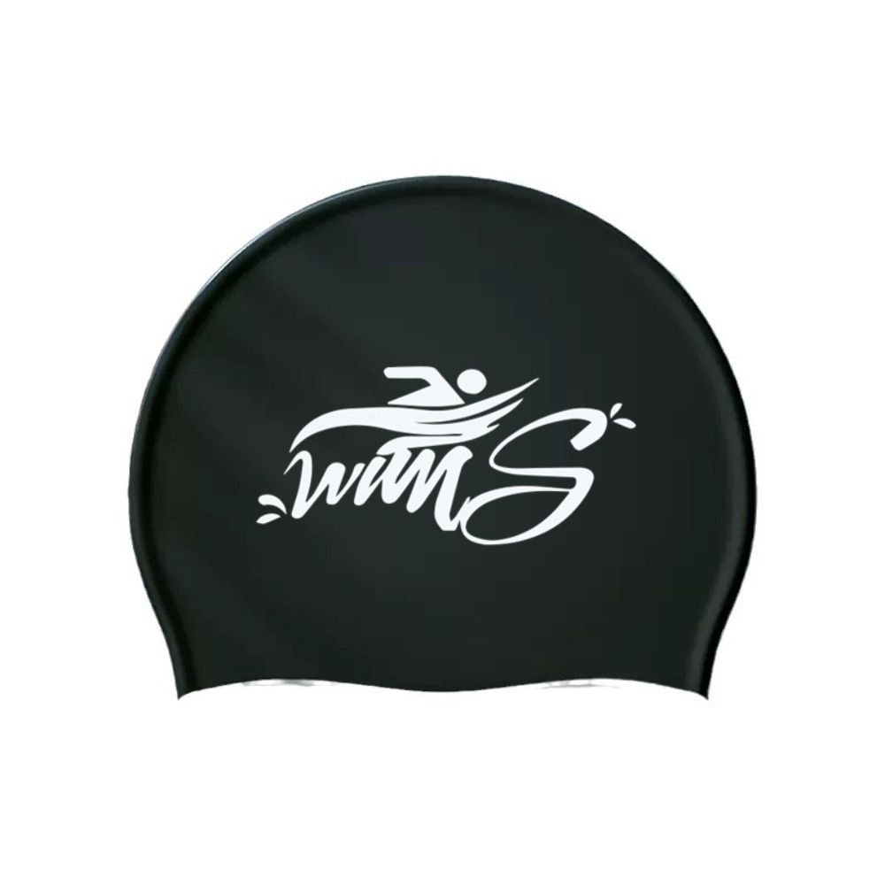 Waterproof Silicone Swimming Cap High Elastic Durable Swim Cap Swimming Hats  Long Hair