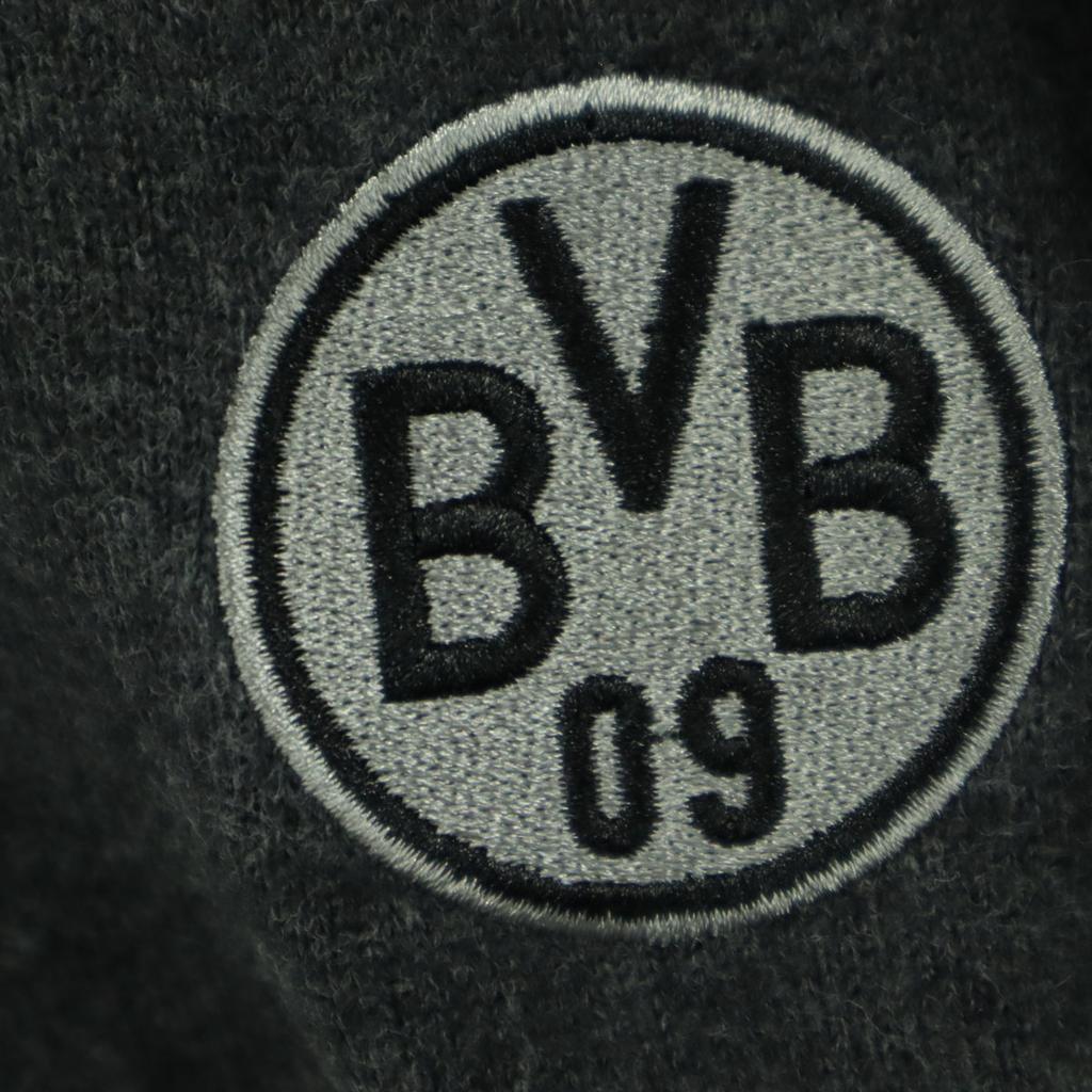 BORUSSIA DORTMUND Elbow Patch One Point Embroidery Football Long Sleeve V Neck Knit Men's Used
