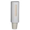 Cup Dispenser Pull Type Cup Dispenser for Water Cooler Wall Mount Cup Holder White Single Tube Paper Cup Holder