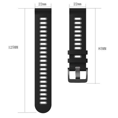 Классический 20 22 мм мягкий силиконовый ремешок-браслет для Garmin Forerunner 265 255 245 645 музыкальный ремешок Venu 3 2 Plus Sq/Vivoactive 5 4 ремешок для часов