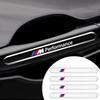 4Pcs M LOGO Car Door Handle Protector Sticker Auto Styling For X7 X3 X4 X5 X6 3 4 5 6 7 Series Z4 M M3 M5 M6 E38 E39 E46 E53 E60 E61 E64 E70