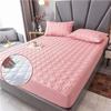 Waterproof Quilted Mattress Cover Air-Permeable Bed Protector Pad  Waterproof Mattress Topper for Bed Anti-mite Sheets (No Pillowcase )
