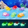 5Pcs Luminous Turtle Ornaments Cartoon Glow In The Dark Turtle Miniatures Bedroom & Living Room Decor