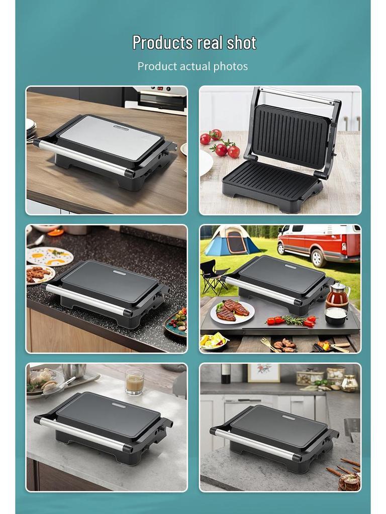US Standard Household Electric Griddle & Sandwich Maker