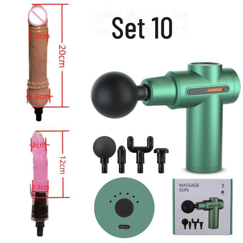 Women's Multifunctional Silicone Massage Gun for Muscle Relaxation