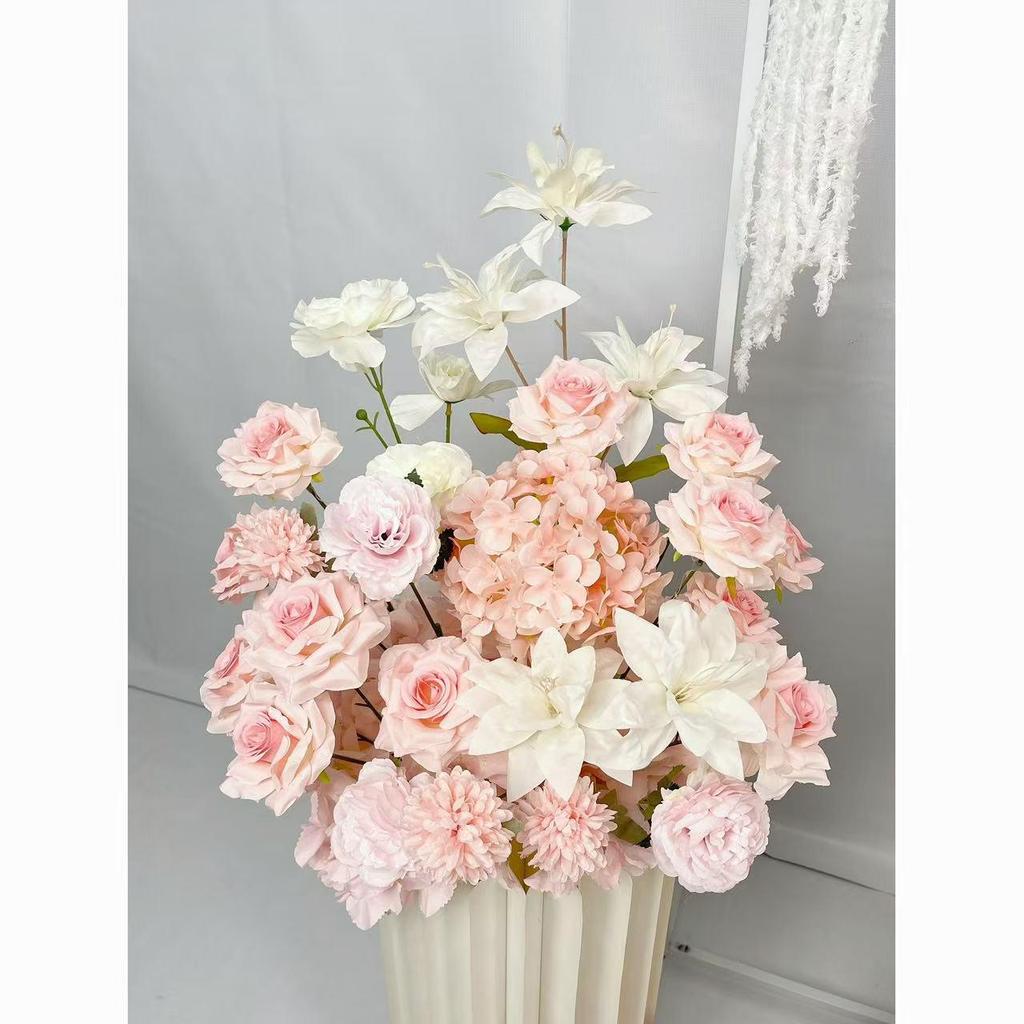 Pink Artificial Flowers for Weddings and Events - Floral Arrangements, Aisle Decorations, and Proposal Settings