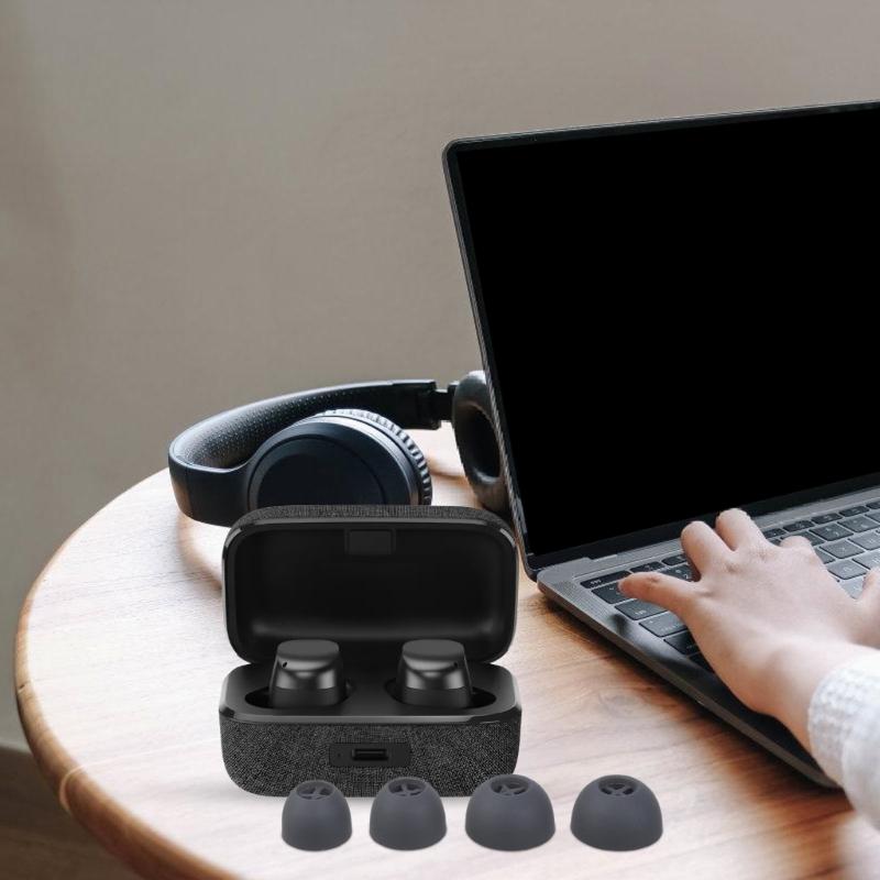 Silicone Ear Tips for 3 True Wireless Earbuds Eartips Tips Headphones Earplugs