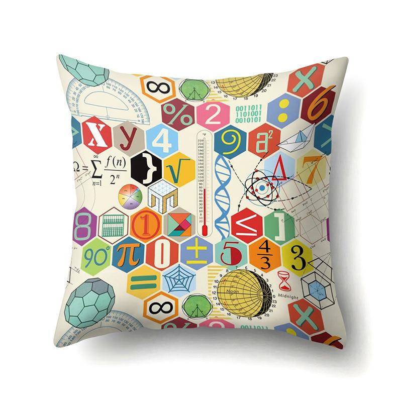 Polyester Pillowcase Automobile Decoration Home Printed Pillowcase