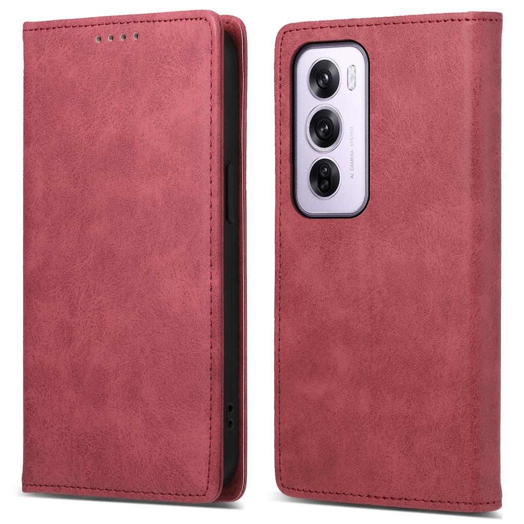 DF-05 For Oppo Reno12 Pro 5G (Global) Case PU Leather Phone Cover RFID Blocking