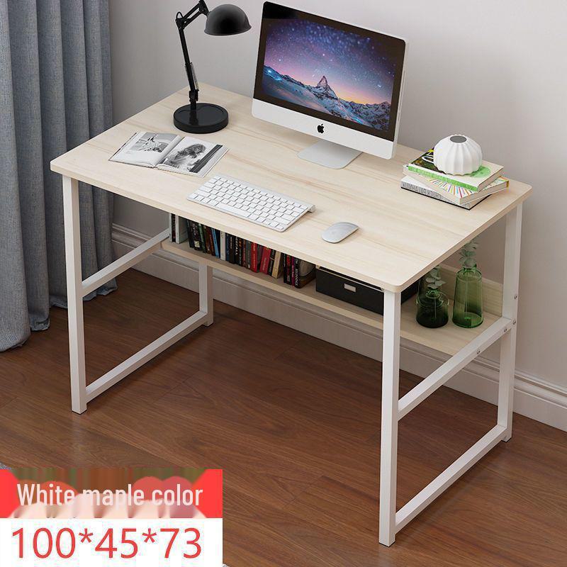 Простой письменный стол для домашнего офиса для студентов и учебы в спальне или арендованном доме