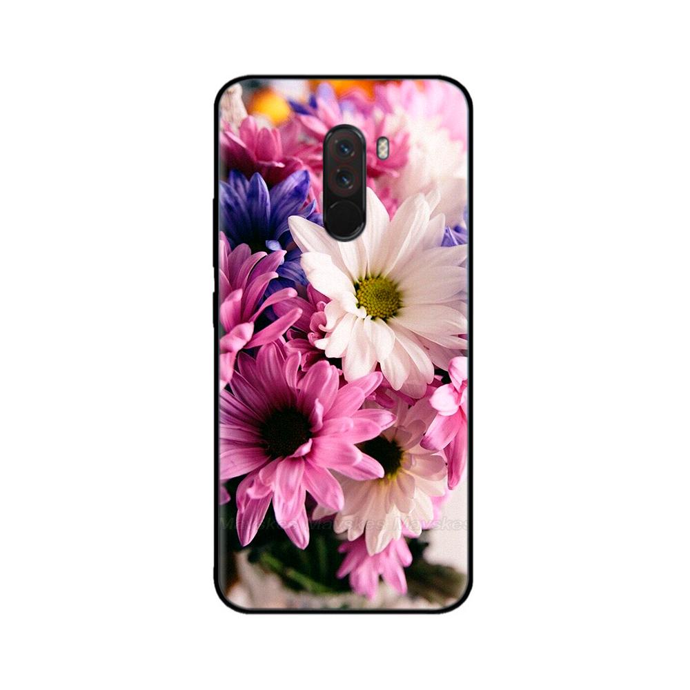 Phone Case For Xiaomi Pocophone F1 Global Case Pocofone F1 Silicone Soft TPU Back Cover For Xiomi Poco F1 Case Black Bumper