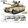 99 Main Battle Tank Building Blocks Army Military Heavy Tank Battleship Spaceship Assembly Bricks Set Kids Toys Birthday Gifts