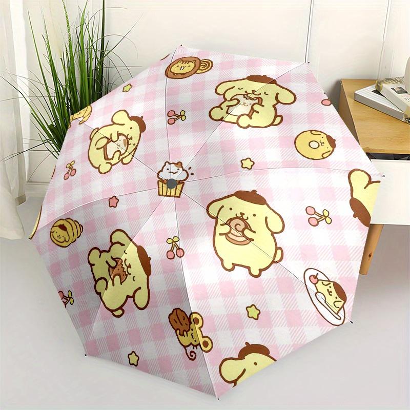 1pc Cute Puppies and Pastries Pattern Umbrella with Plastic Handle,Suitable for All Seasons Home Travel Outdoor UmbrellaSanlio570