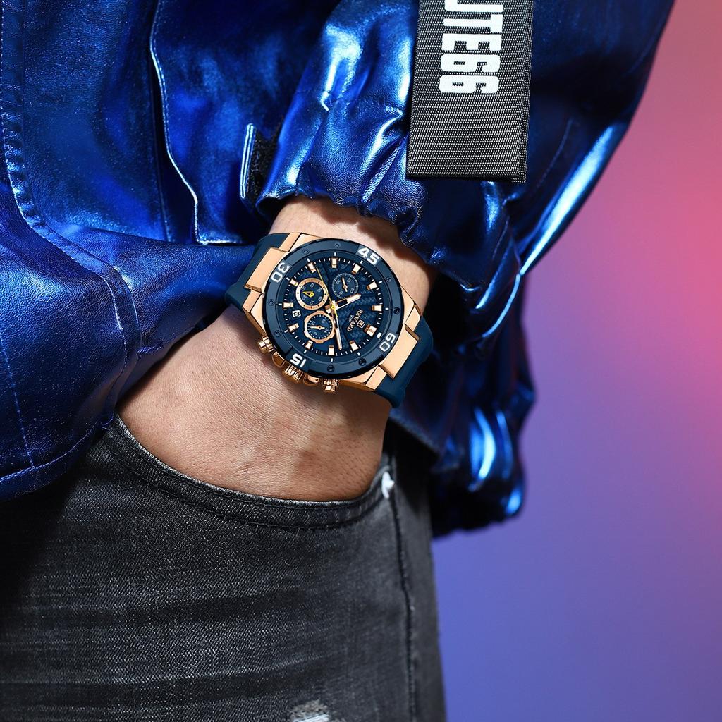 Модные цветные часы с циферблатом для мужчин, роскошные силиконовые часы-хронограф, спортивные водонепроницаемые кварцевые часы для мужчин, Relogio Masculino