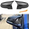 2pcs  ABS Fashionable Fiber Style Side Mirror Cover Perfect For BMW F20 F21 F30 Parts  Accessories
