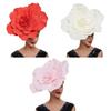 Fashion Bridal Hair Accessories Makeup Prom Hair Band Large Flower Bow Hat Headdress