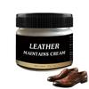 Leather Care Cream Leather Repair Polishing For Couches Deep Nourishing Recoloring Balm Dark Brown Furniture Leather