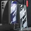 For Samsung Z Fold 7/6/5G Electroplating Phone Case Transparent Shell Film Shockproof Protective Cover for Fold 7/6 Hinge