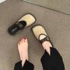Мода 2025 года, тренд, балетки, мюли, тапочки, домашняя повседневная обувь, зимние туфли с открытой пяткой, модные шлепанцы для ходьбы, обувь с квадратным носком, Mujer Zapatos