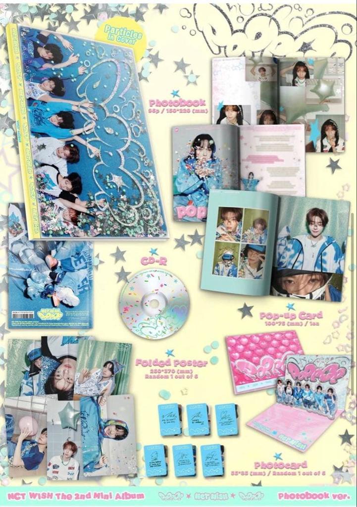 [Б/У] NCT WISH "POPPOP" CD-альбом, Ограниченное первое издание
