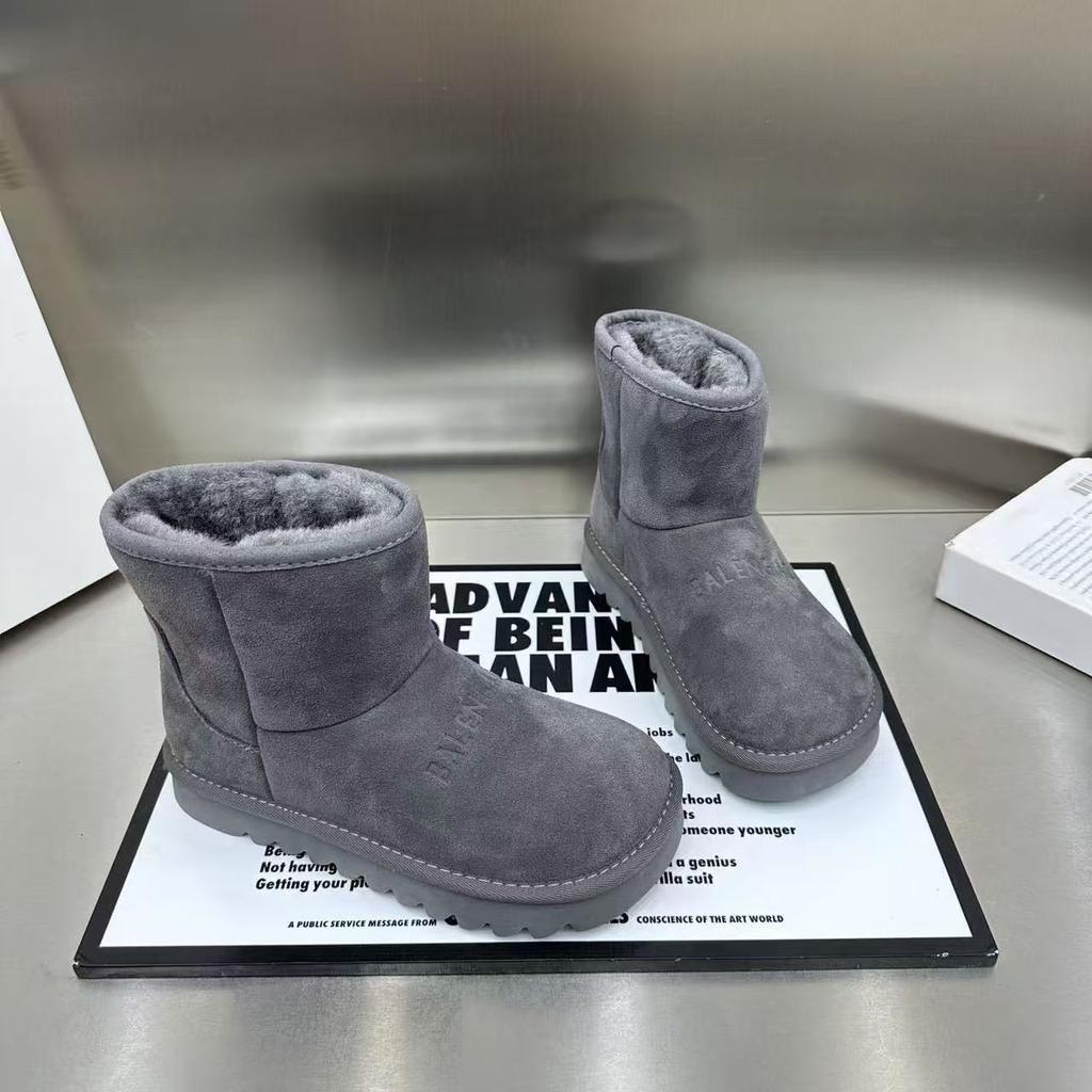 [Фанфна] Туфли-хлебушки зимние ботинки женские 2025 новые осенне-зимние бархатные утолщенные нескользящие теплые универсальные хлопковые туфли