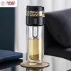 TAFUCO Double-Layer Borosilicate Glass Tea Infuser Bottle